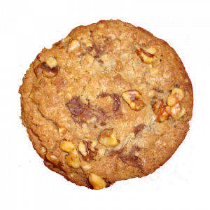 Walnut chocolate chip oatmeal cookie