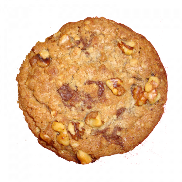 Walnut chocolate chip oatmeal cookie