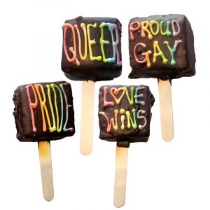 Pride Brownies Words