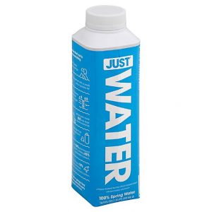 Just Water boxed water