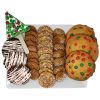 Platter of holiday cookies for parties and catering